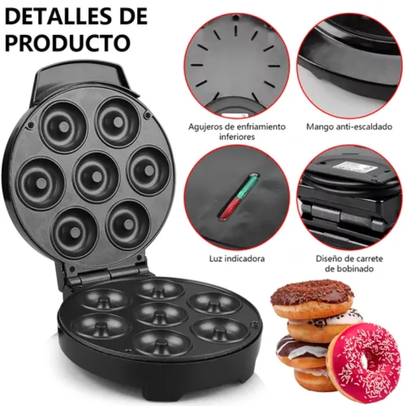 110V Mini Donut Maker Nonstick Machine for Breakfast Room