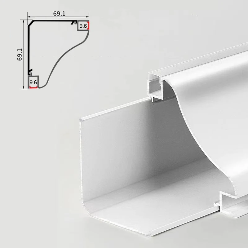 Corniche plafond pour LED SMDB100 - 200 x 10 x 5cm (L x h x p) | Leroy Merlin