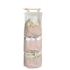 Multi Compartment Storage Wall Btorage Hanging Bag Storage Bag Fabric Hanging Bag Cute Pink Space Saving Ins Style 4