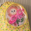 New Cartoon Swimming Bag Girls Waterproof Storage Shoulder Packs Children's Backpack Wet Dry Separation Bags Boys Washing Pouch 5