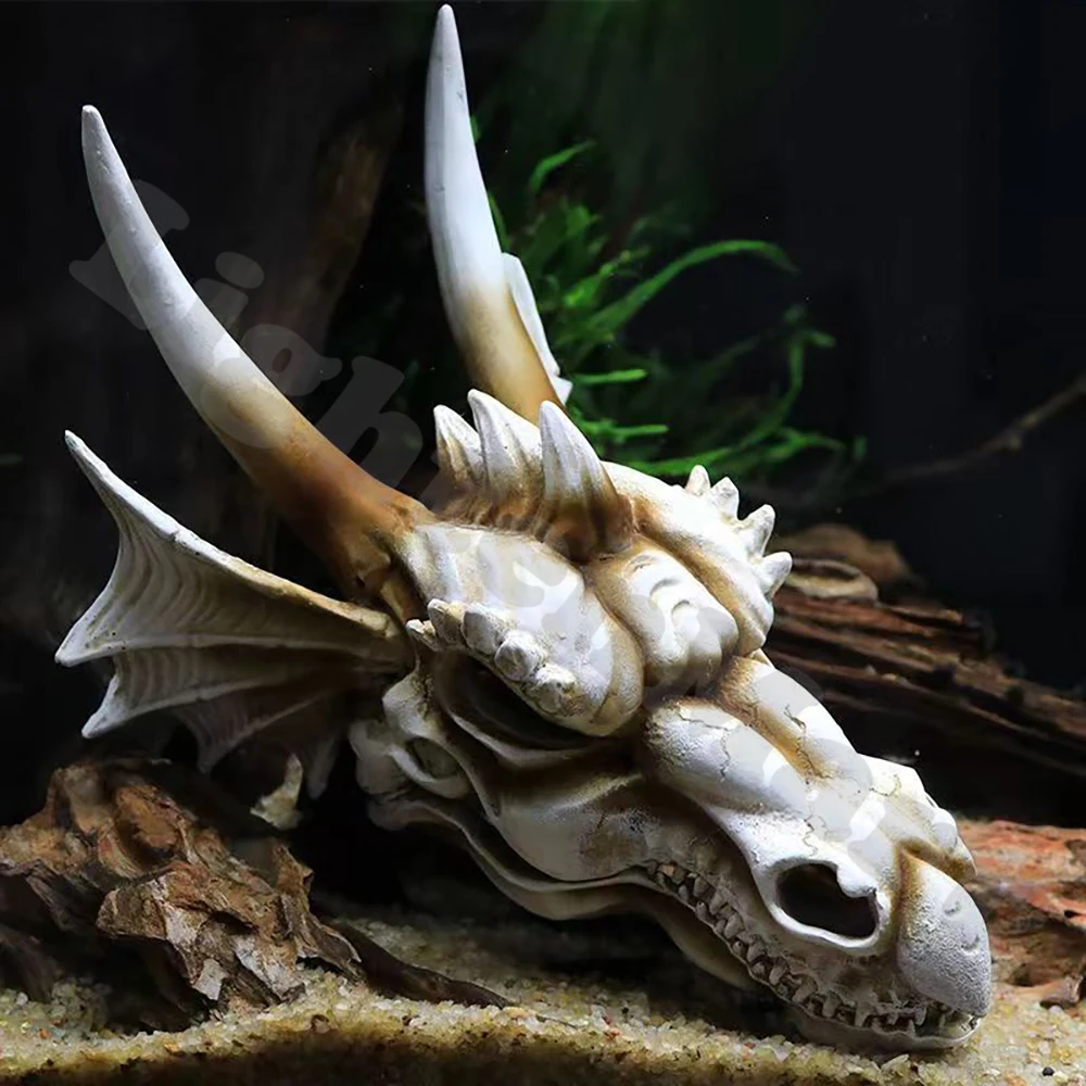 Reptile Aquarium Lizard Snake Fish Hideout Decor Cave Hide Hiding House