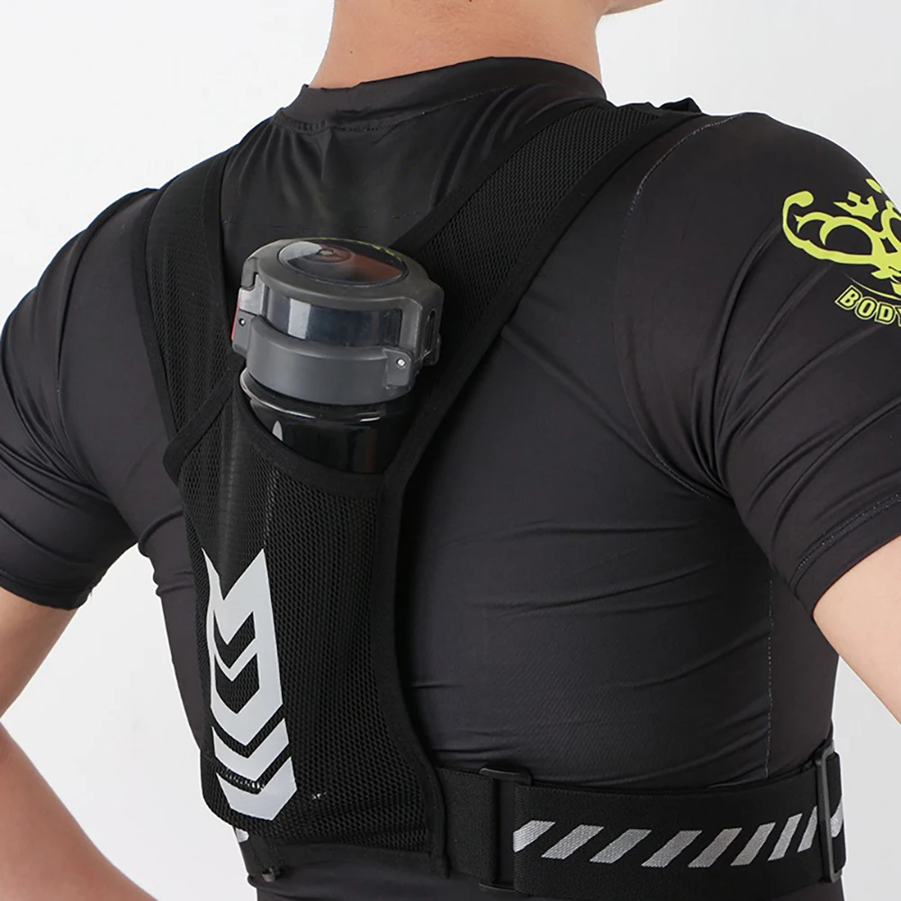 Running Vest Chest Phone Holder Reflective Running Waist Pack Training Workout Gear for Men Women Cycling running phone holder