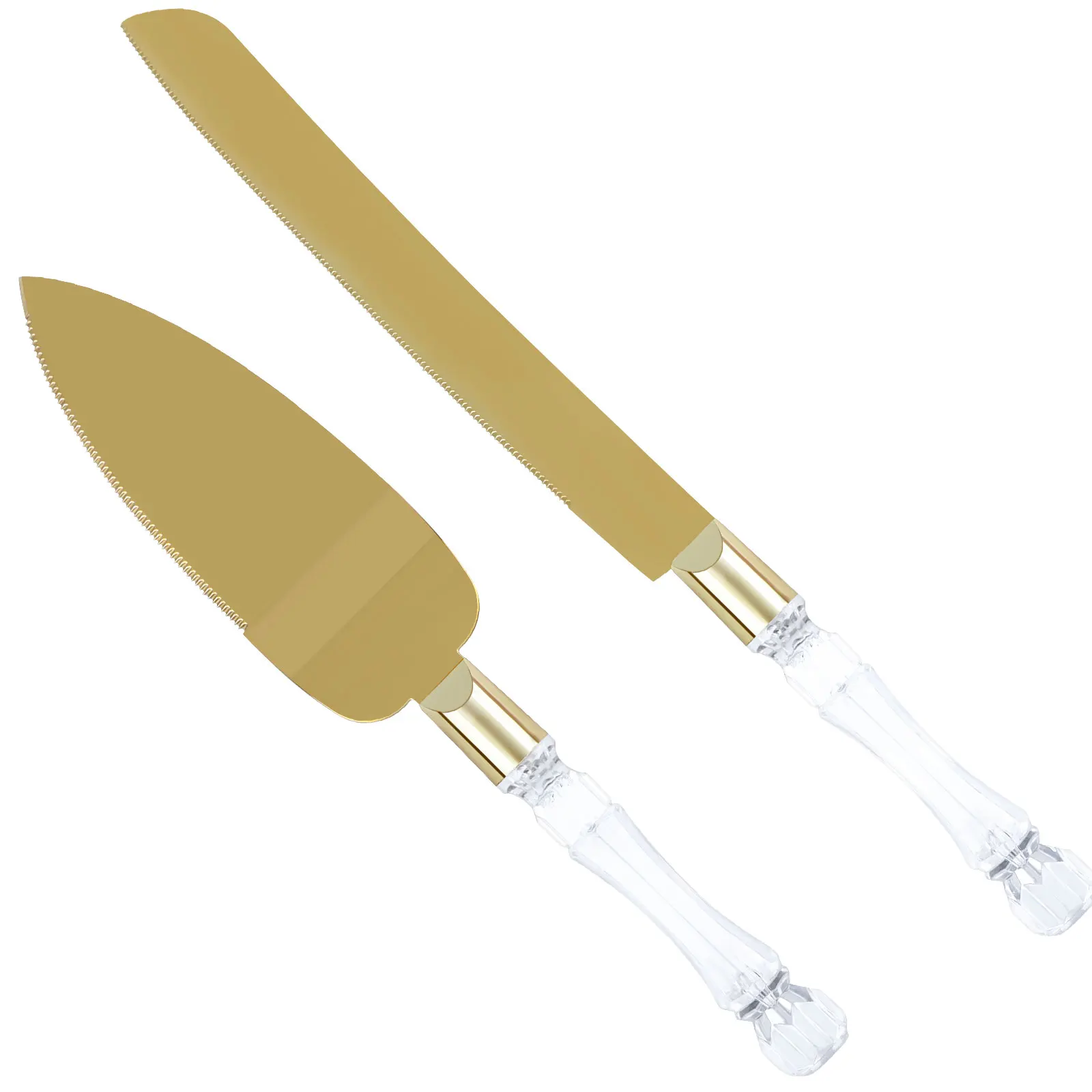 Wedding Cake Knife Cake Cutter Service Set Is Very Suitable For