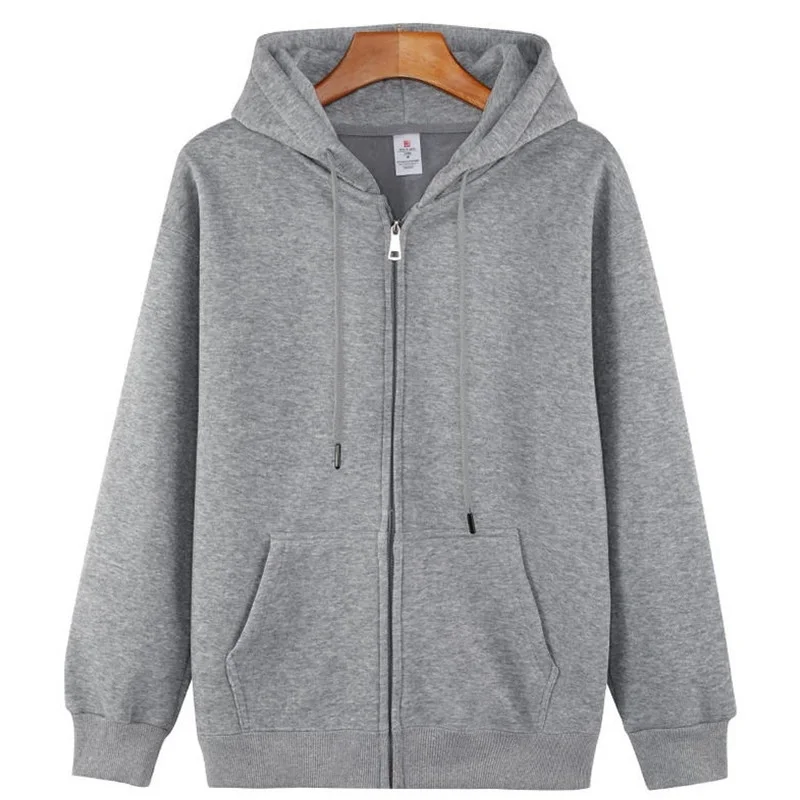 Q-W011595978C 가을/겨울 새로운 지퍼 스포츠 코트 남자 느슨한 달리기 사이클링 긴 소매 후드 빠른 건조 트레이닝 코트