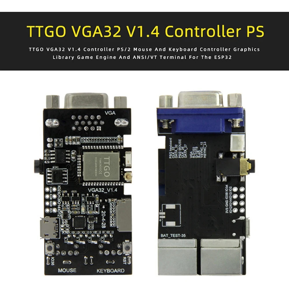 FabGL VGA32 VGA ESP32 Graphics Controller PSRAM Module V1.4