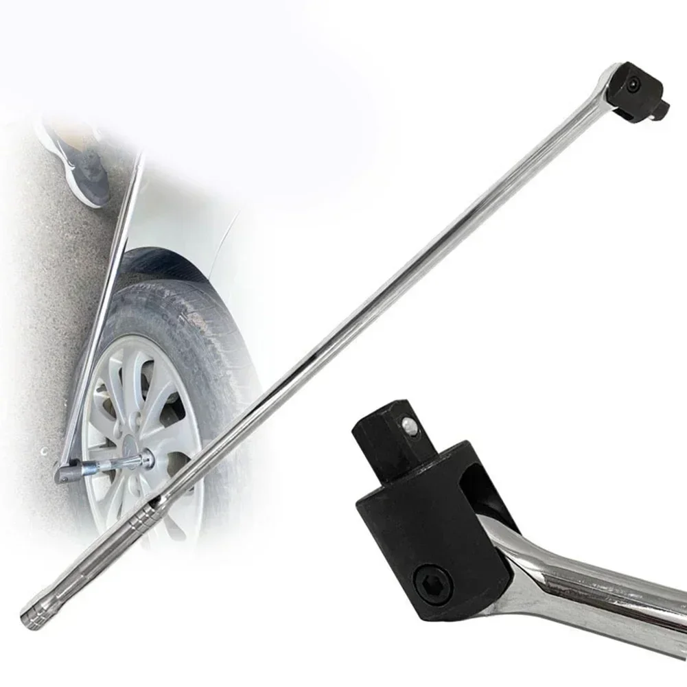 1 PC 600mm Heavy-Duty SOCKET ประแจ 180 องศา 1/2 อะแดปเตอร์ยืดหยุ่นหัวประแจแรงบิดสําหรับซ่อมรถยนต์ DIY 1