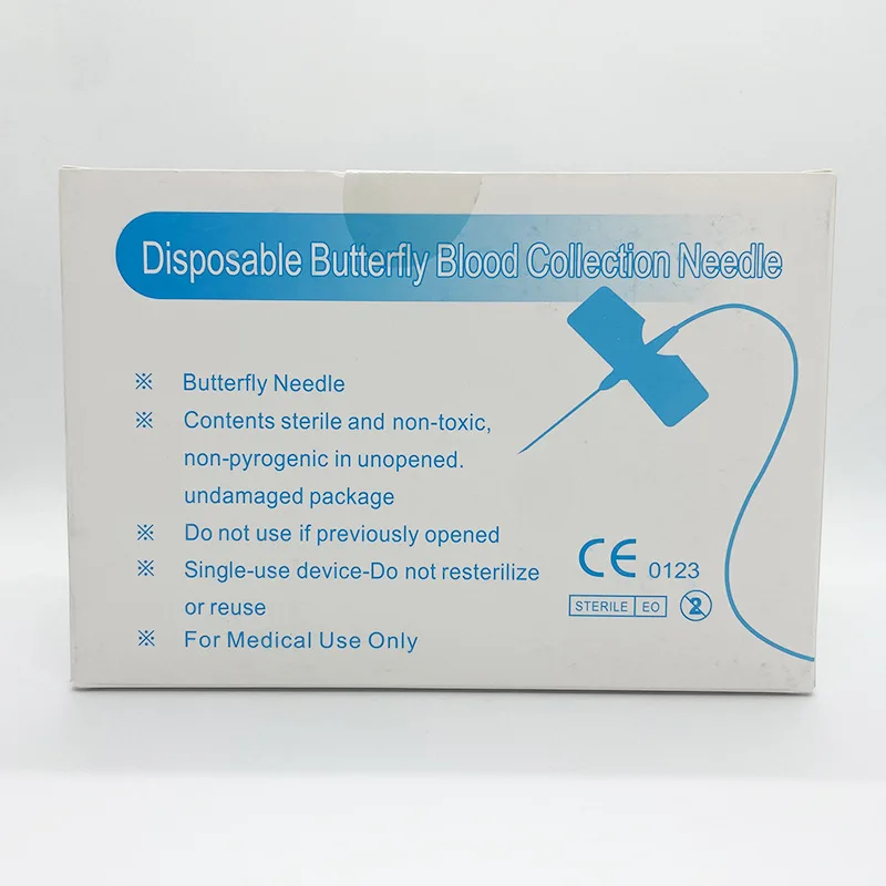 50 Disposable Blood Collection Needles Single Wing and Double Wing Animal Needles