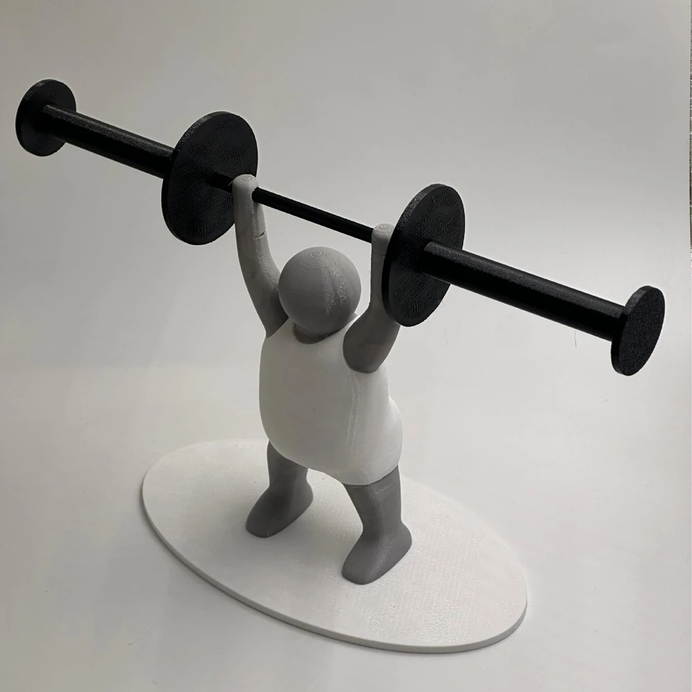 Paper Towel Holder Toilet Paper Holder Toilet Paper Rack Toilet Roll Holder Creative Weightlifting Figurine Toilet Roll Paper Holder 3D Printing Roll Paper Bracket Bathroom Decoration