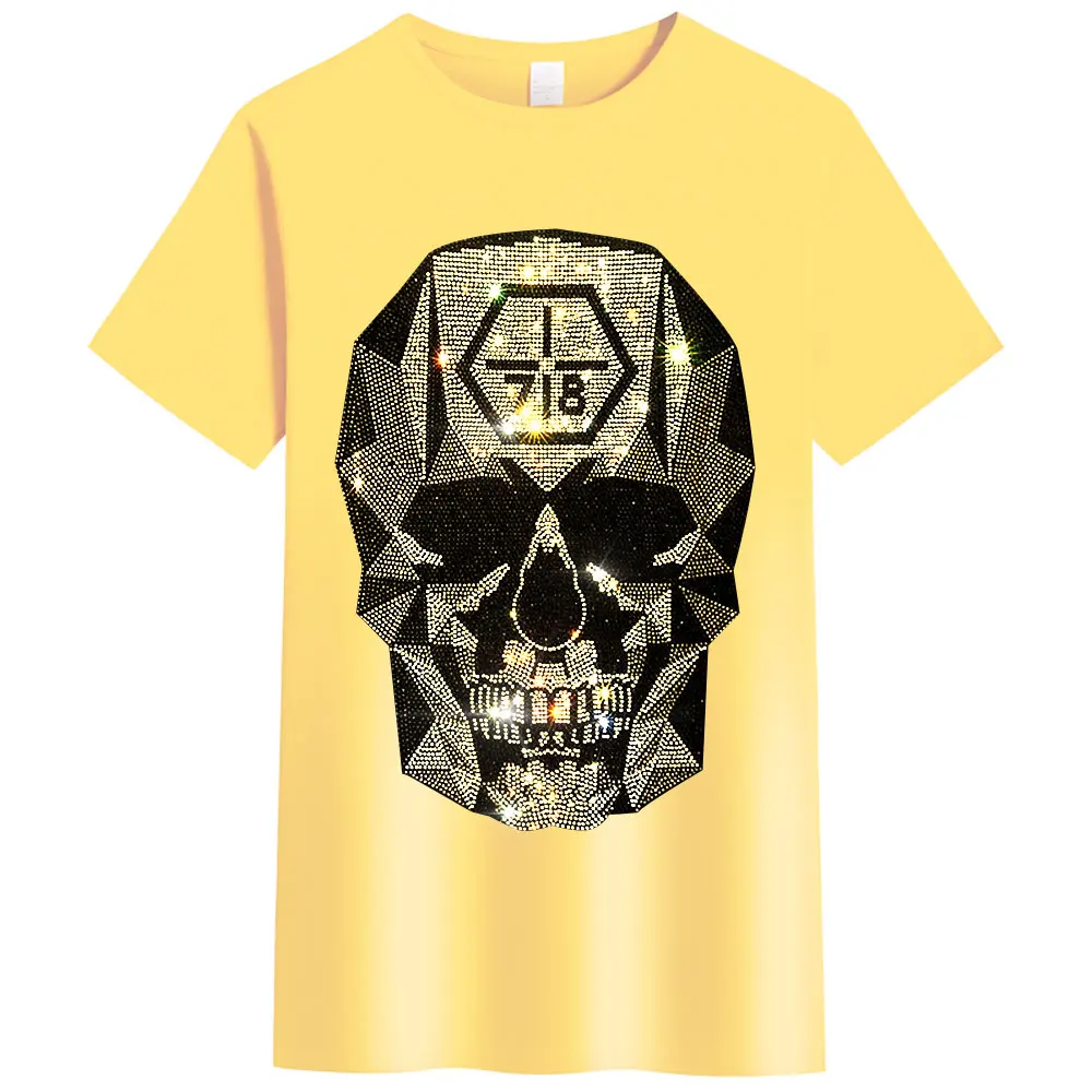 トップス ppfm many skull design Tee Wholesale Band T Shirts Deftones Skull Graphic Print Tee