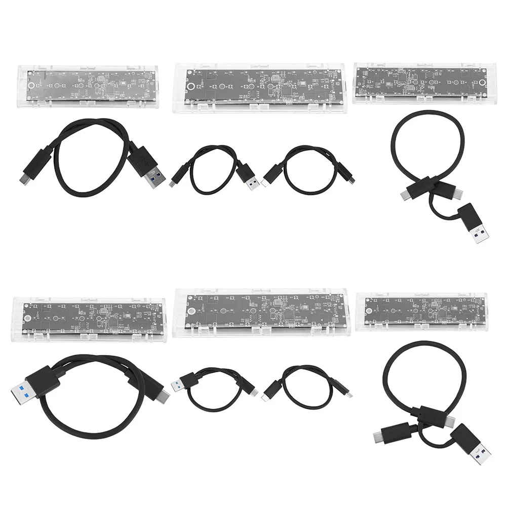 M.2 NGFF SATA SSD Ŭ ڽ, USB 3.1 C Ÿ, 10Gbps SSD ϵ ̺ ̽, B Ű, B + M Ű, 22230, 2242, 2260, 2280mm SSD  