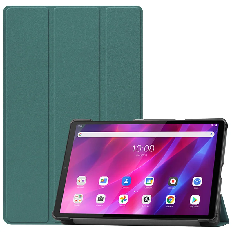 Capa Magnética Inteligente para Lenovo Tab Suporte Dobrável para Crianças Auto Dormir And Wake Tab K10 tb X6c6x 10.3