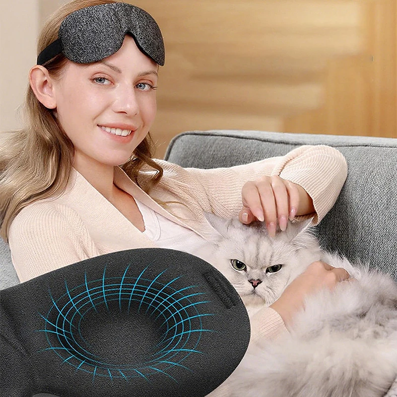 Sleeping Mask Soft Eyepatch Blindfold Blocking The Light Travel Eye Mask For 3D Sleeping Mask Night Sleep Patch Portable