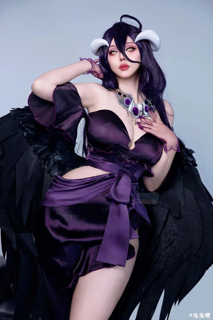 OVERLORD Albedo Gothic Dress Cosplay Costume