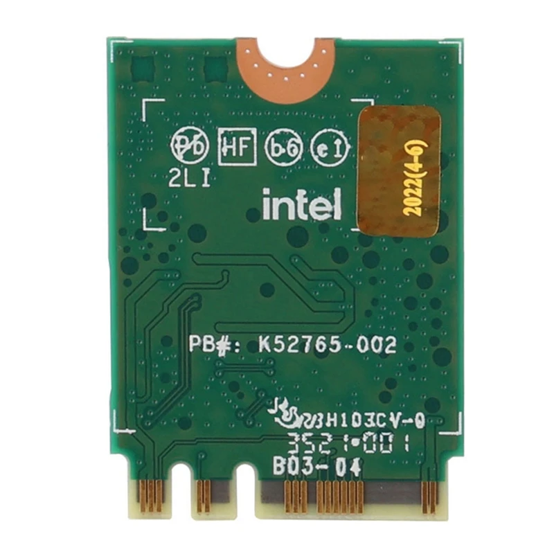 AX210 카드 802.11AX 블루투스 5.2 무선 밴드 와이파이/블루투스 콤보 어댑터, 노트북 네트워크 카드 Win10 11