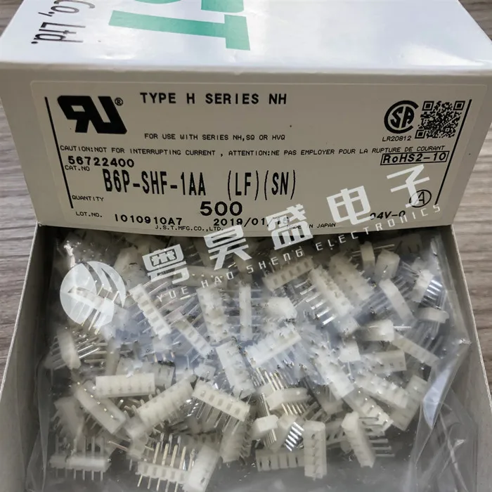 

30pcs original new Connector B6P-SHF-1AA 6PIN pin base 2.5mm spacing