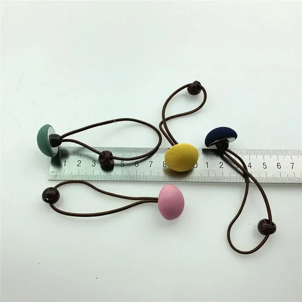 50pcs for Hair Accessories Hair Rope Button Ring Aprons Tied Elastic Band