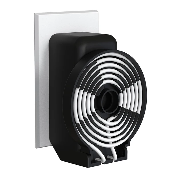 Supporto Per Echo Dot 4 E 5 | Con Gestione Cavi | Da Tavolo O Parete | Bianco | Senza Viti