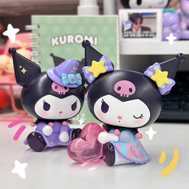 Оригинальный Sanrio Kuromi трюк или лечение без сахара аниме кавайная кукла не знаю, как Сумочка, фигурка, подарок, модель, игрушка, подарок на день рождения