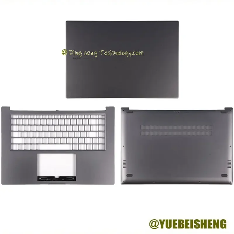

YUEBEISHENG New/Org For XIAOMI RedmiBook 16 XMA2002-AN AJ LCD back cover /Palmrest upper cover /Bottom case cover 2020Y,Gray