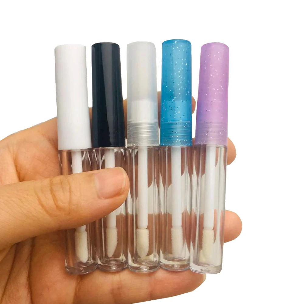 1.5ml Empty Lip Gloss Tubes Plastic Liquid Lipstick Bottle Blue Clear Mini Lipgloss Sample Container candy shape lip glaze tube diy 8ml empty plastic clear lip balm gloss tubes bottle containers lipstick fashion cool lip tubes