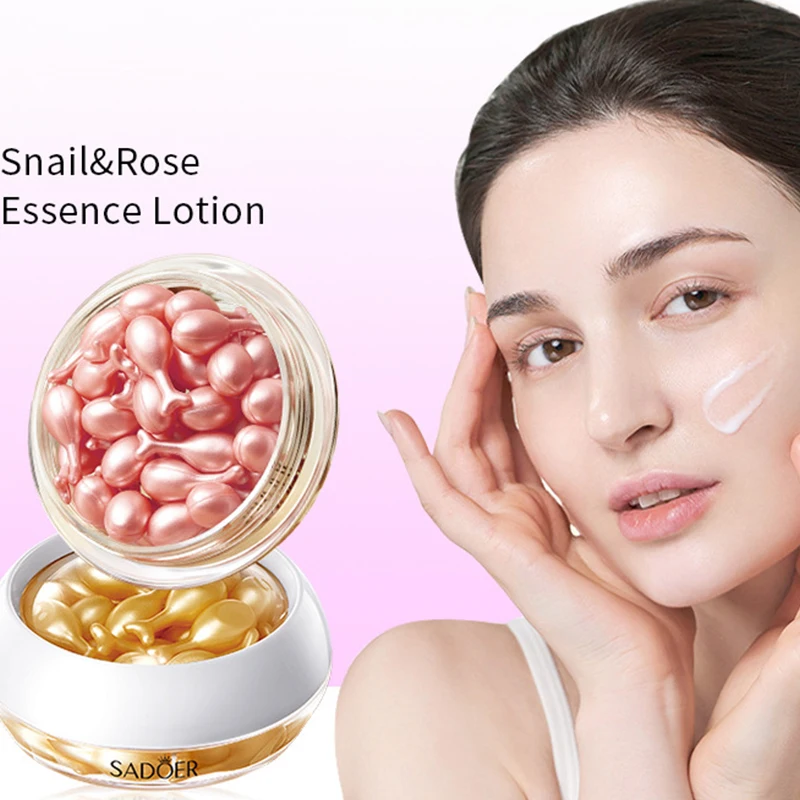 

Snail Capsule Essence Milk Moisturizes Rejuvenates and Hydrates Anti wrinkle and brightening Essence Cream