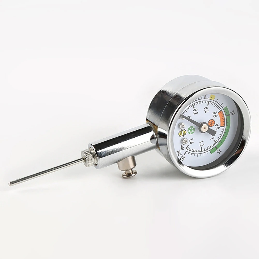 

Barometers Ball Pressure Gauge Metal Sport Equipment 1pc Ball Pressure Gauge Barometers Football Basketball Measure Tool