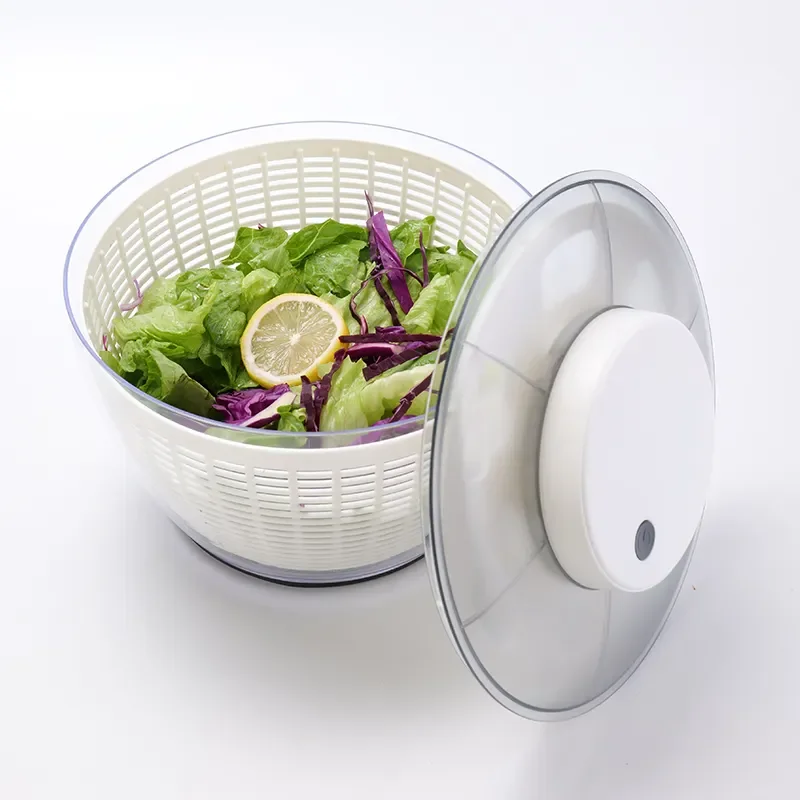 Vegetable Dehydrator Electric Quick Cleaning Dryer Fruit and Vegetable Dry and Wet Separation Draining Salad Spinner Home Gadget