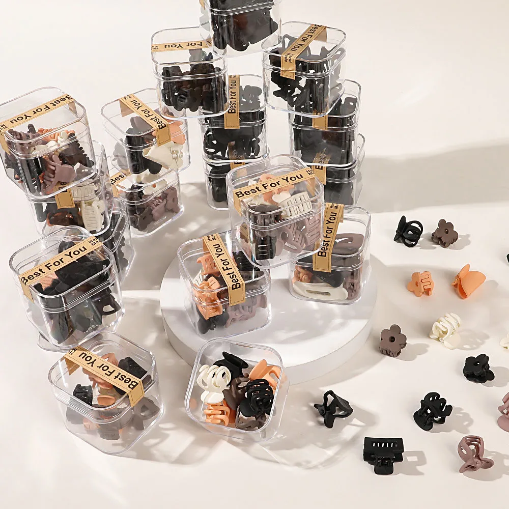 10pcs/box Cute Little Bobby Pin Box Fashion Hair Grabbers Bangs Little