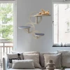 Circular Wooden Cat Wall Shelves Cat Play Furniture Sturdy Build Provide a Cozy and Trendy Spot for Cats to Lounge and Explore 3