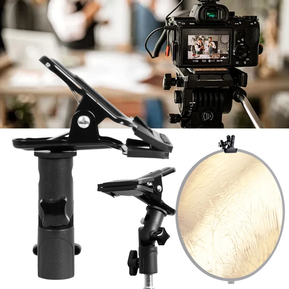 Pince En C Professionnelle Pour Bureau - Support De Fixation 1/4" Pour Trépied, Smartphone, Tablette Et Accessoires Photo