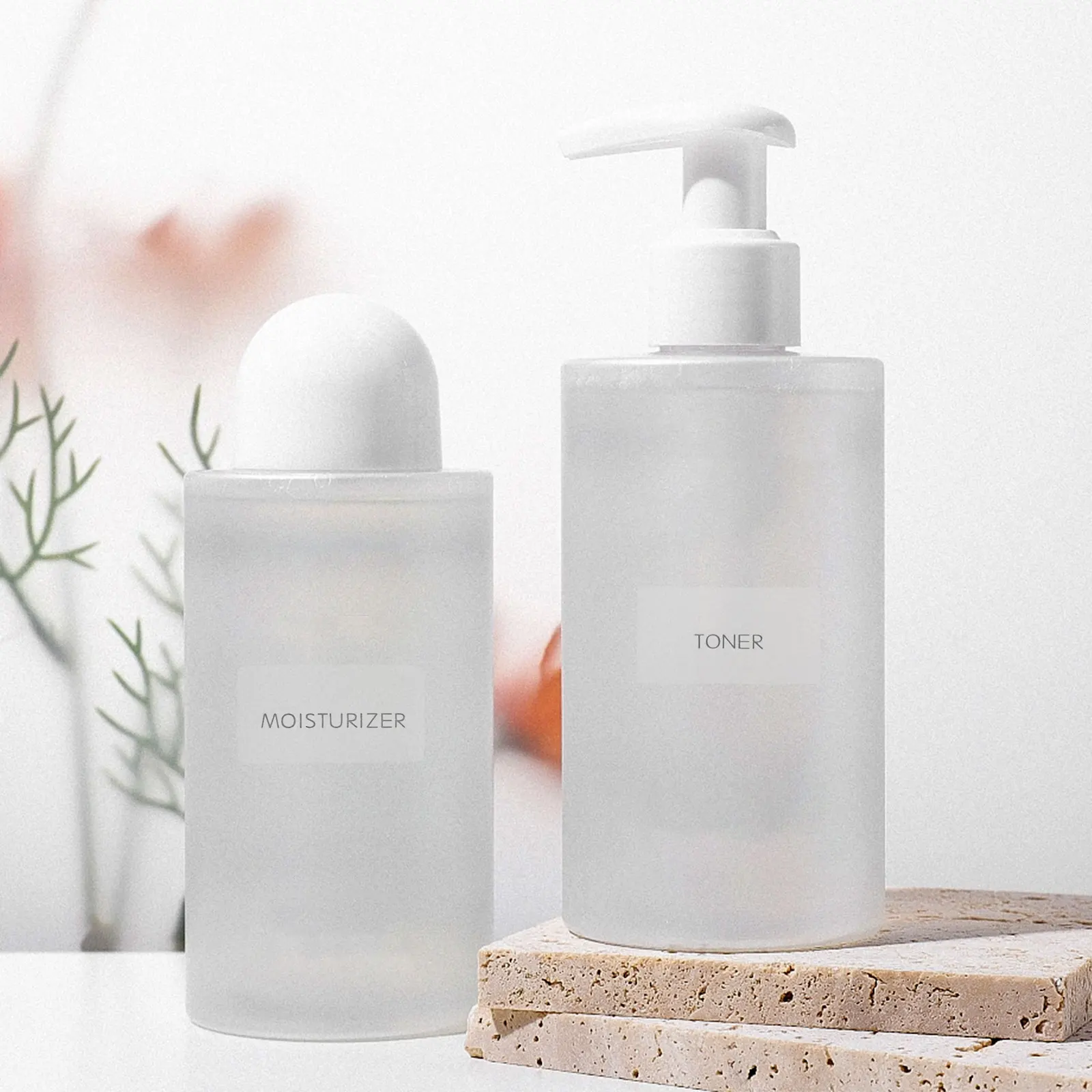 Bathroom Dispenser Sticker Set Bottle Label Shampoo Body Wash Labels Soap Bottle Cosmetic Detachable Waterproof Label