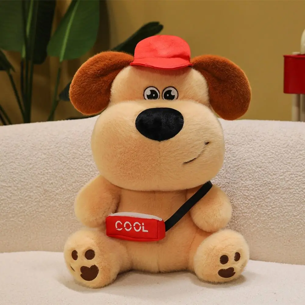 Pillow PP Cotton Maillard Puppy Sitting Fluffy Simulation Dog Cartoon Collection Puppy Stuffed Home Decor