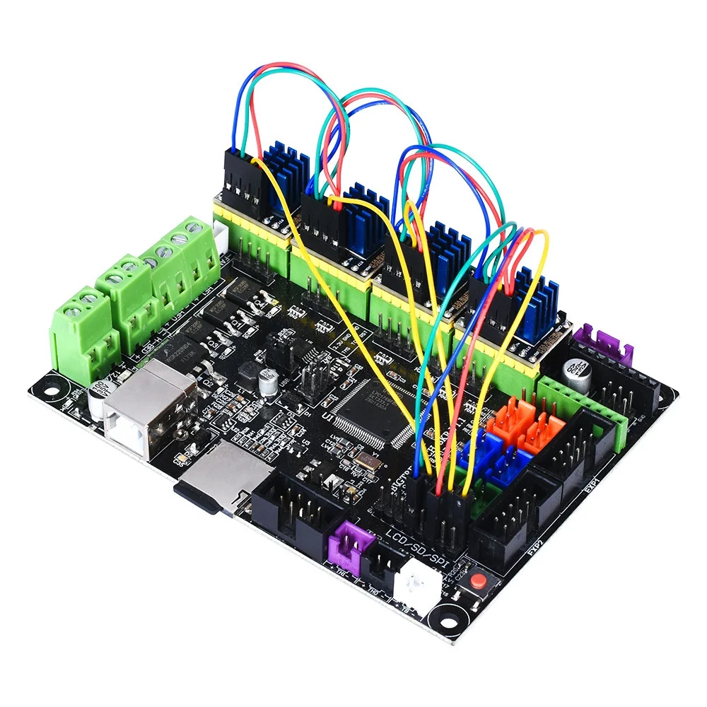 BIGTREETECH SPI 스텝퍼 모터 드라이버, 3D 프린터 부품, SKR V1.4 V1.3 보드 MKS용 A4988, TMC2130 V3.0, 5 개