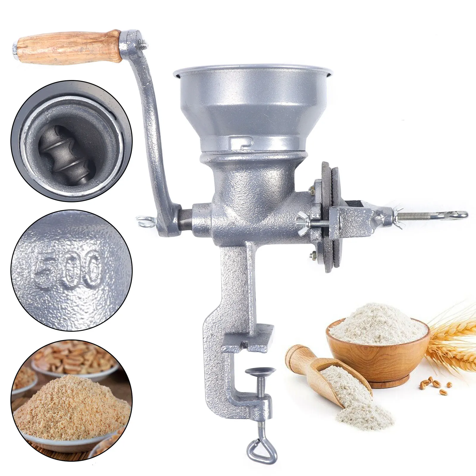 Macinacaffè Manuale Spezie Sale Pepe Mulino Cucina Spezie Grani Rettificatrice Grani Noci Fagioli