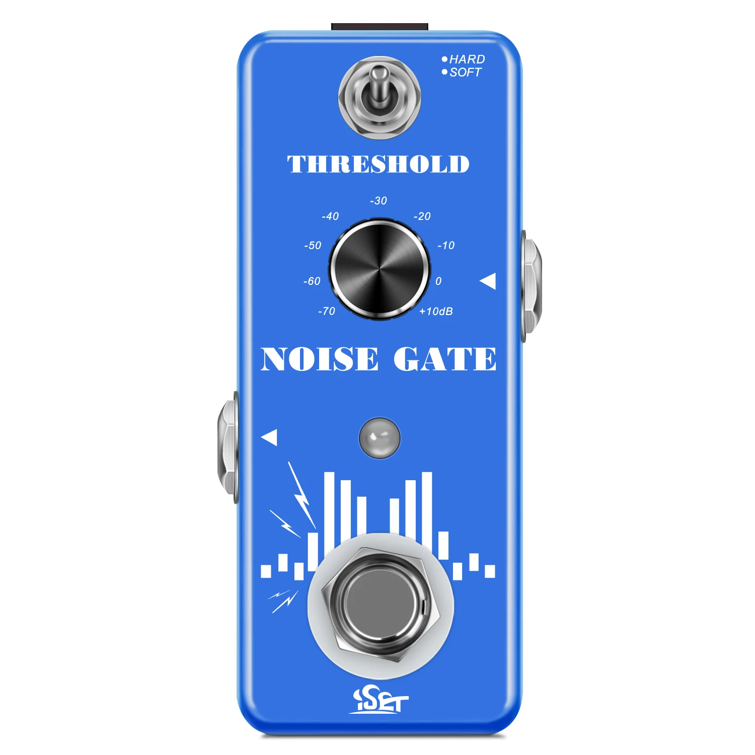 ISET PD-1 Guitar Noise Gate Pedal Noise Killer Pedal Suppression Effect For Electric Guitar Hard Soft 2 Modes True Bypass guitar effect pedal guitar effects pedal