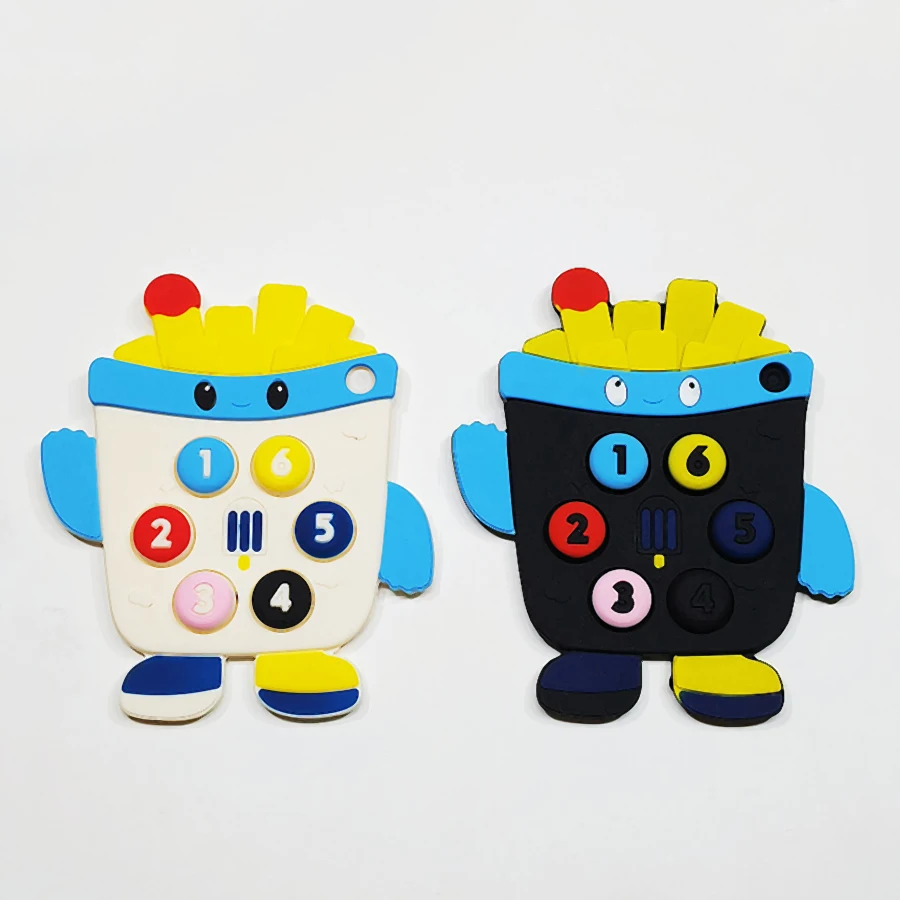 2025Children's Silicone Remote Control Handle Teether Baby Oral Sex Pacifier Remote Control Teether Anti-bite Anti-feeding Toys