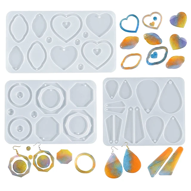 Silicone Mold Resin Epoxy Molds Jewelry Heart