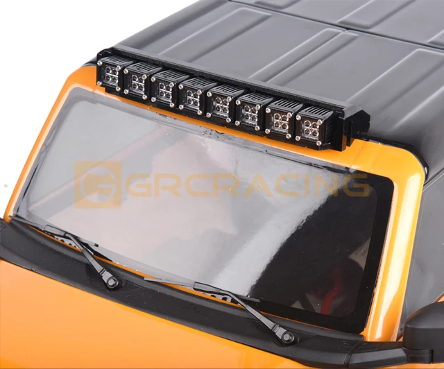 Luci LED super luminose INJORA per cingolati RC 1/10 1/8 (alluminio, bianco)  26