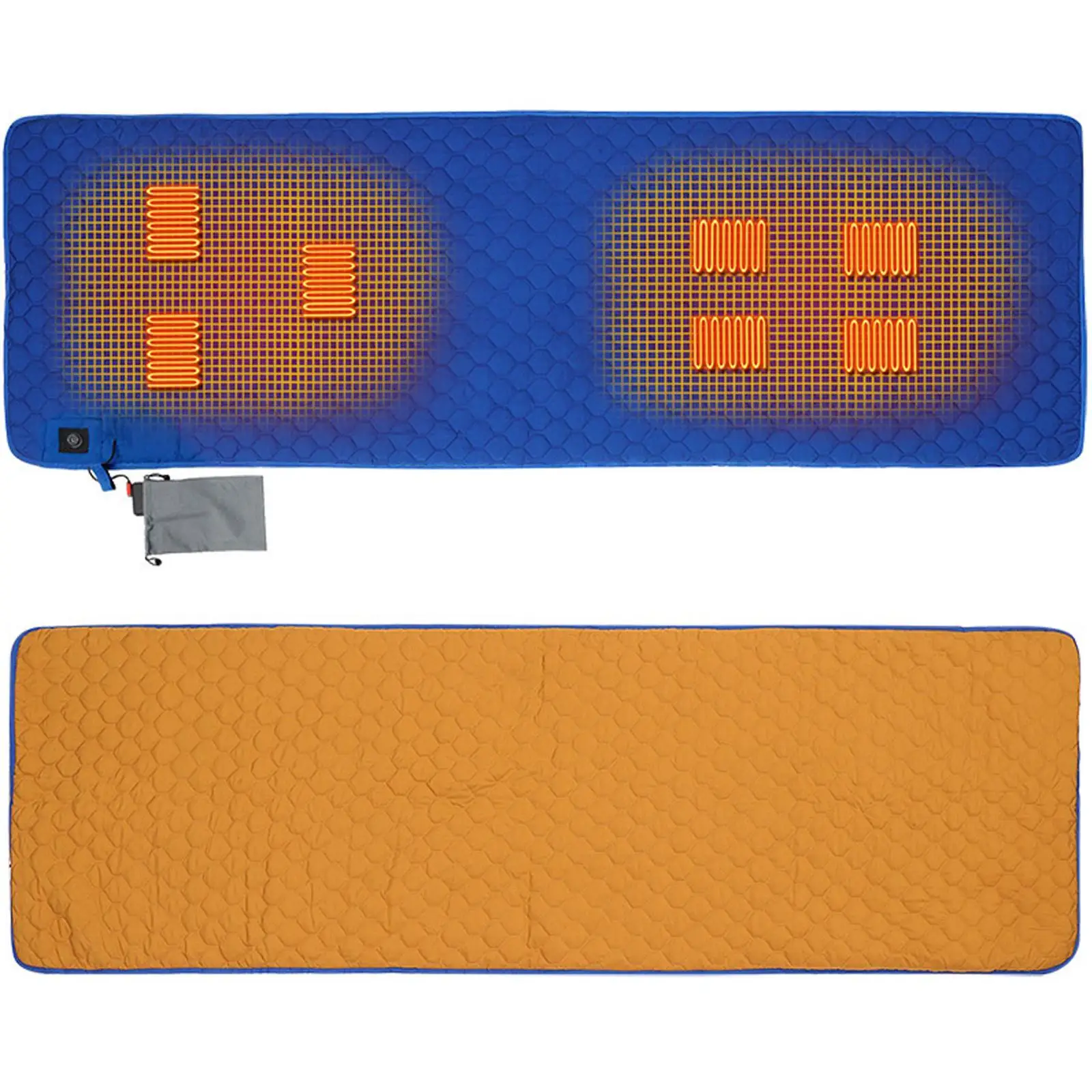 Adjustable Heating Sleeping Mat Winter USB Heating Cold Proof Yoga Mat
