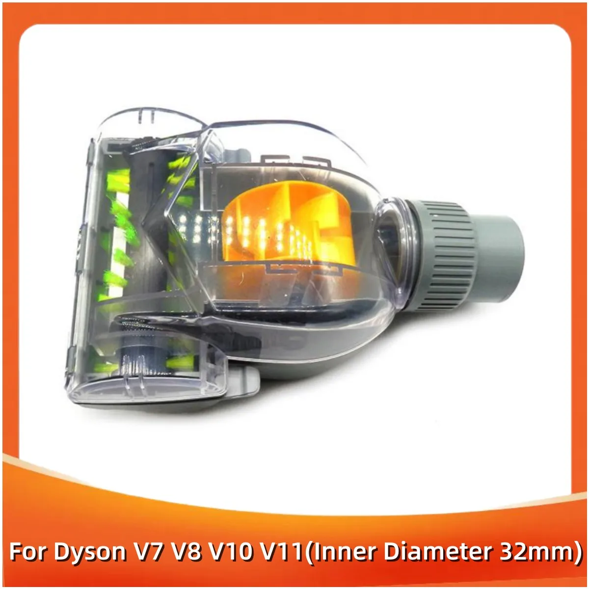 다이슨  다이슨 침대용 미니 터보 바닥 브러시, 범용 청소 틈새 도구, 진공 청소기 브러시 액세서리, 32mm, 1.25 인치 