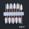 10pcs Ceramic Nail Drill Bits Set, Electric Manicure & Pedicure Milling Cutter, For Nail Polishing Machine 5
