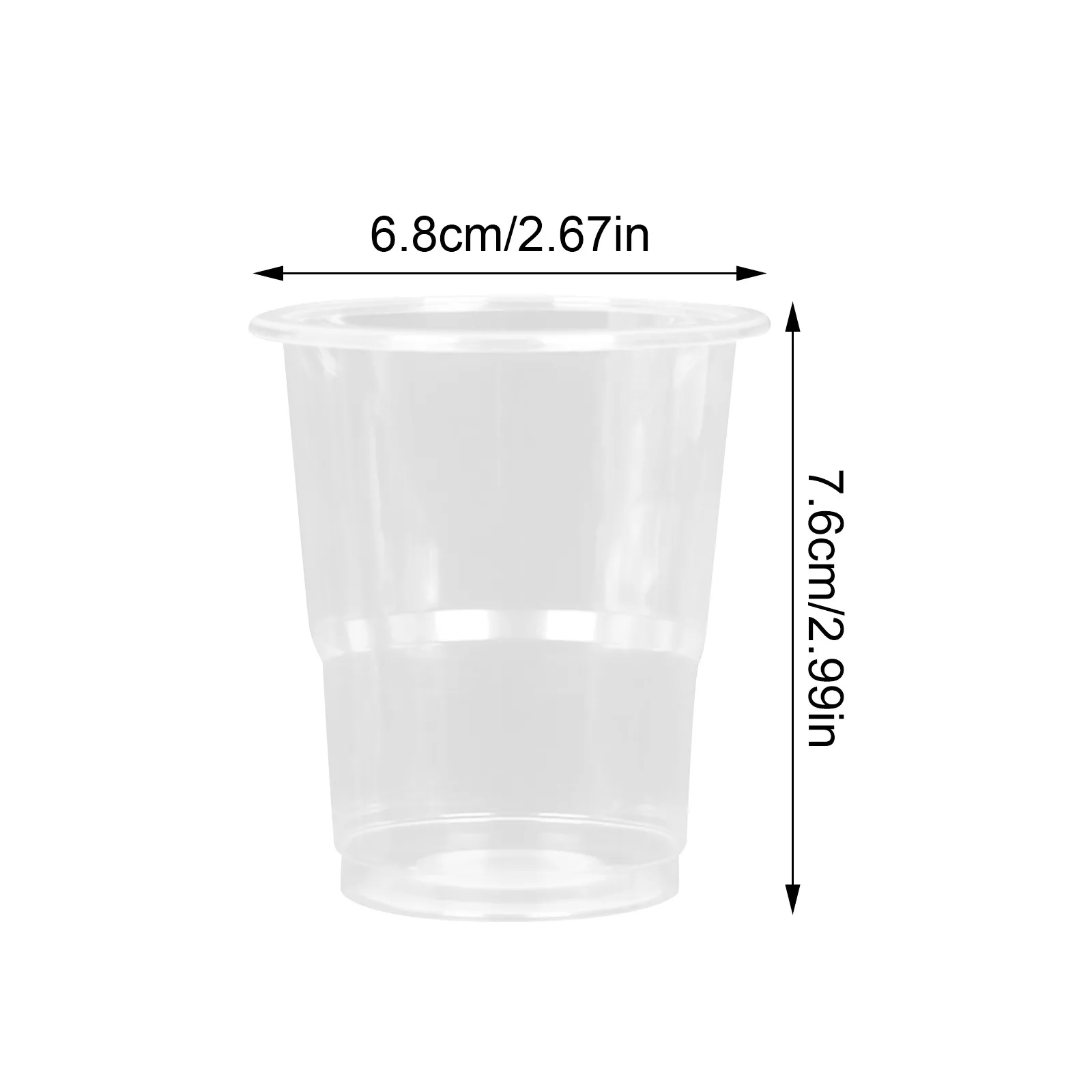 200 Pack 7Oz Clear Plastic Cups,7 Ounce Disposable Cups,Cold Party Drinking Cups For Any Occasion,Ice Tea,Juice, Coffee Glasses