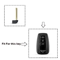 Keyyou ใบพัดกุญแจฉุกเฉินอัจฉริยะสำหรับ Toyota Camry Avalon RAV4 Prius C Corolla HYQ14FBA 2012 2013 2014 2015 2