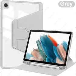 Premium 360 Rotating Tablet Case, Slim Protective Cover with Auto Wake/Sleep Function (Grey)