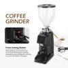 ITOP Coffee Grinder Touch Screen Timing 60mm Flat Burr Aluminum Alloy Housing Commercial Household Espresso Machine 110V/220V 2