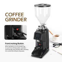 ITOP Coffee Grinder Touch Screen Timing 60mm Flat Burr Aluminum Alloy Housing Commercial Household Espresso Machine 110V/220V 2