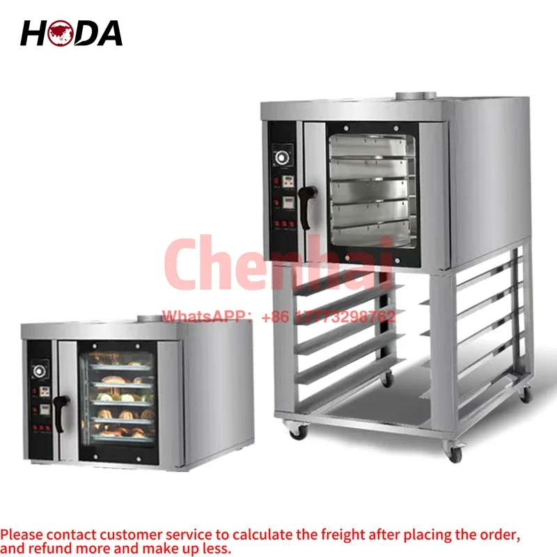 Bakery perspective euro table top electric commercial convection oven with steam for baking bread cake pastry conventional ovens bread on the table