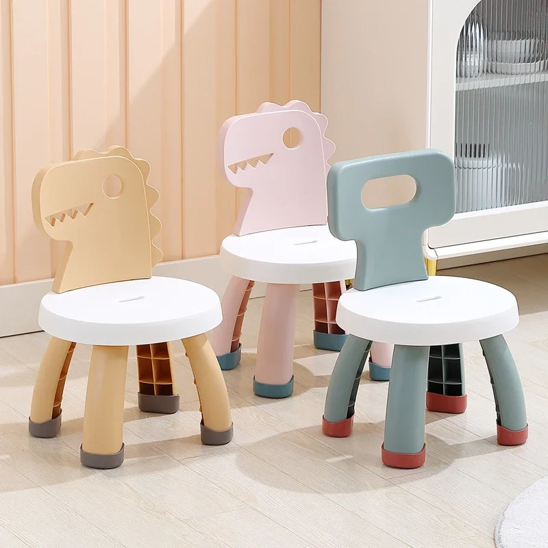 Rocking Child Chair Baby Plastic High Auxiliary Table Growing Childrens Schoolboy Chaise Enfant Children's Room Furniture