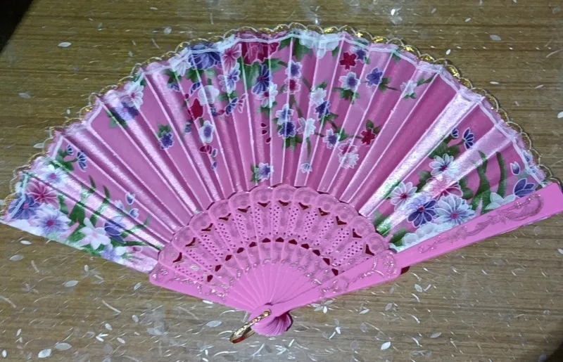 Folding Lace Chinese Silk Dancing Fans Women
