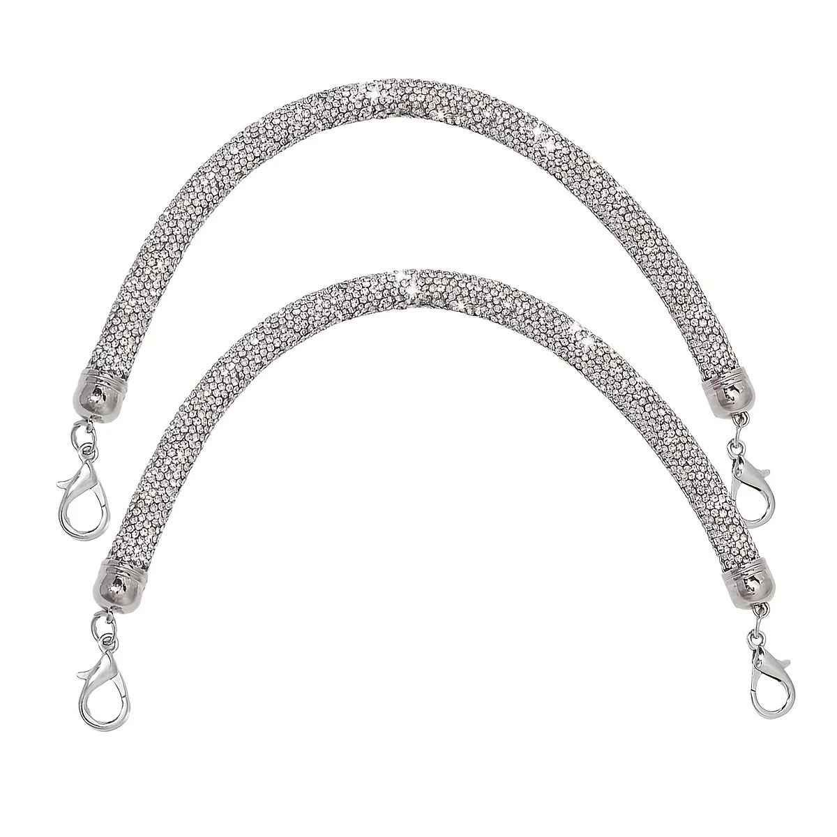 Glam Sparkle Rhinestone Crystal Bag Strap - Elegant Replacement Accessory